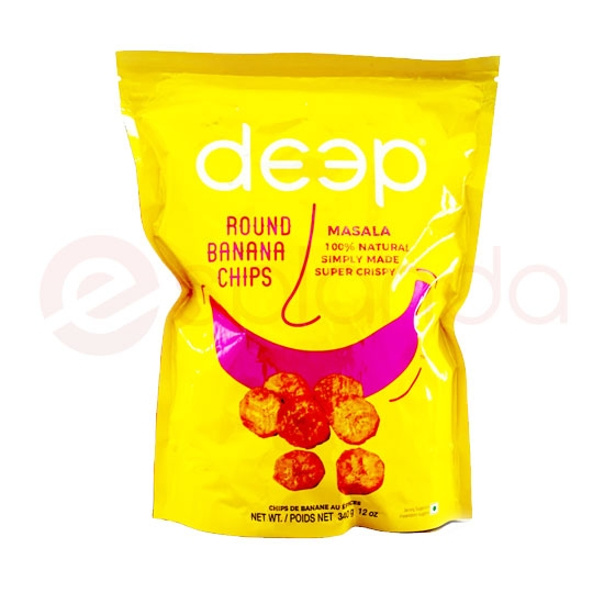 DEEP ROUND BANANA CHIPS: 340G