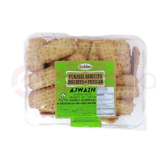GOLDEN AJWAIN  BISCUIT: 2.5 LB