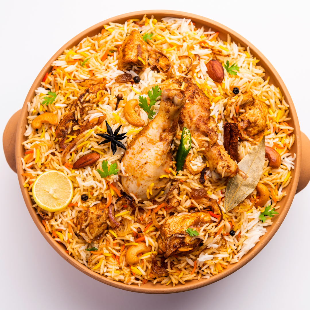 Chicken Biryani with Bones