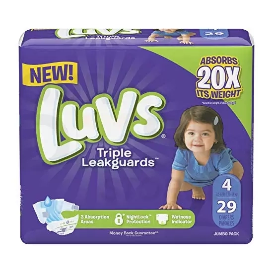 Luvs Size 4 Jumbo