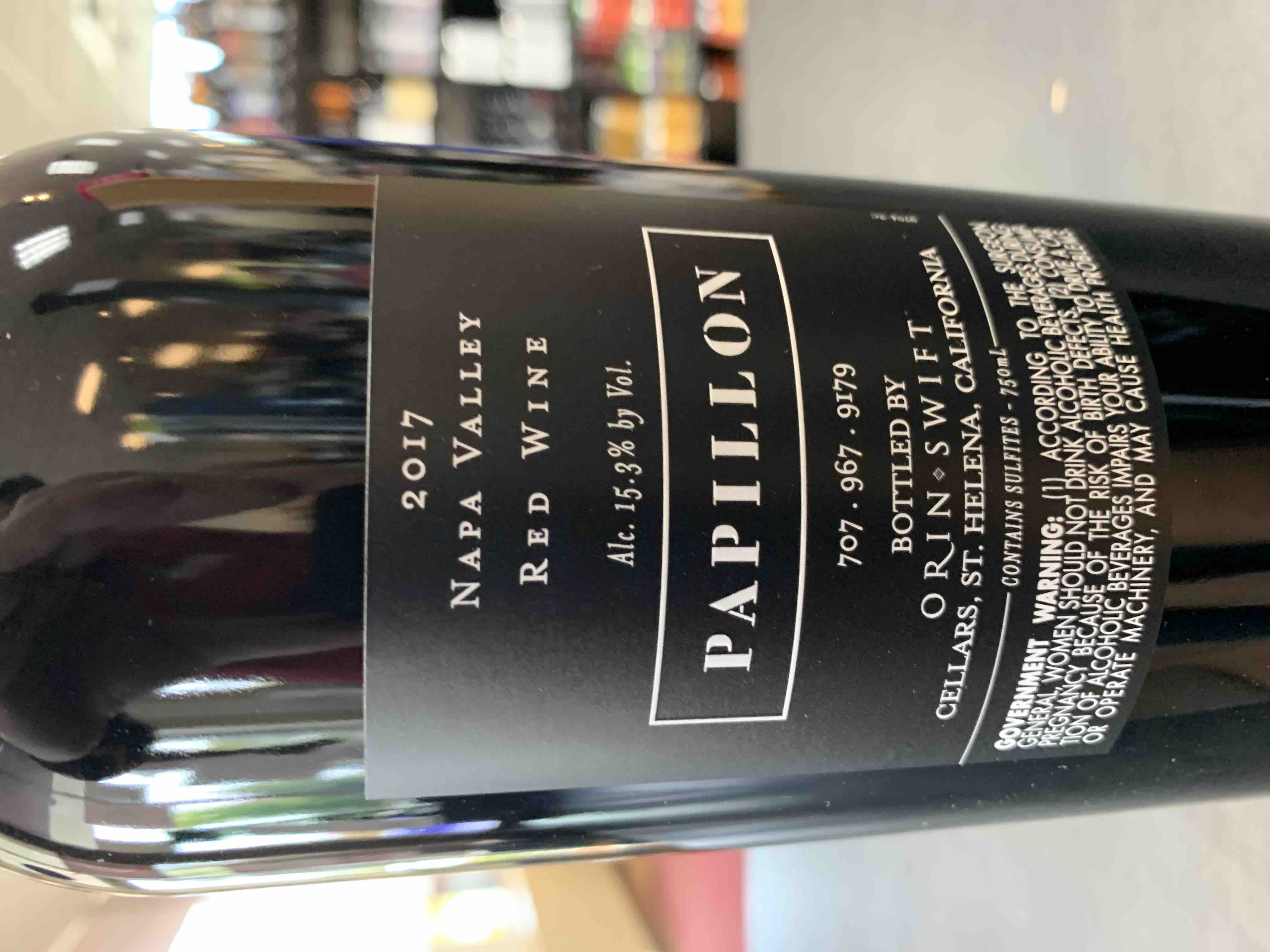 Orin Swift Papillon