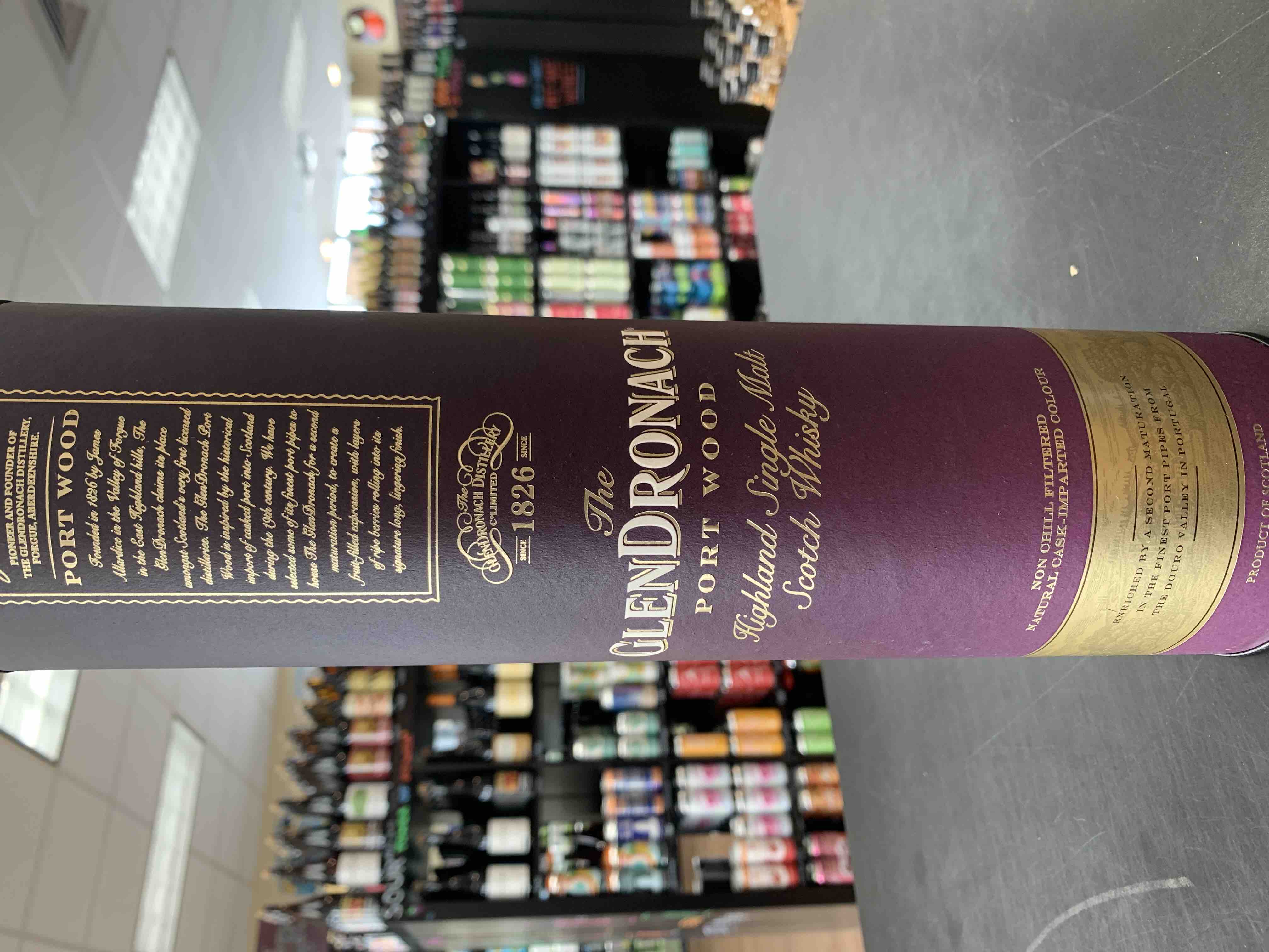 GLENDRONACH Port Wood