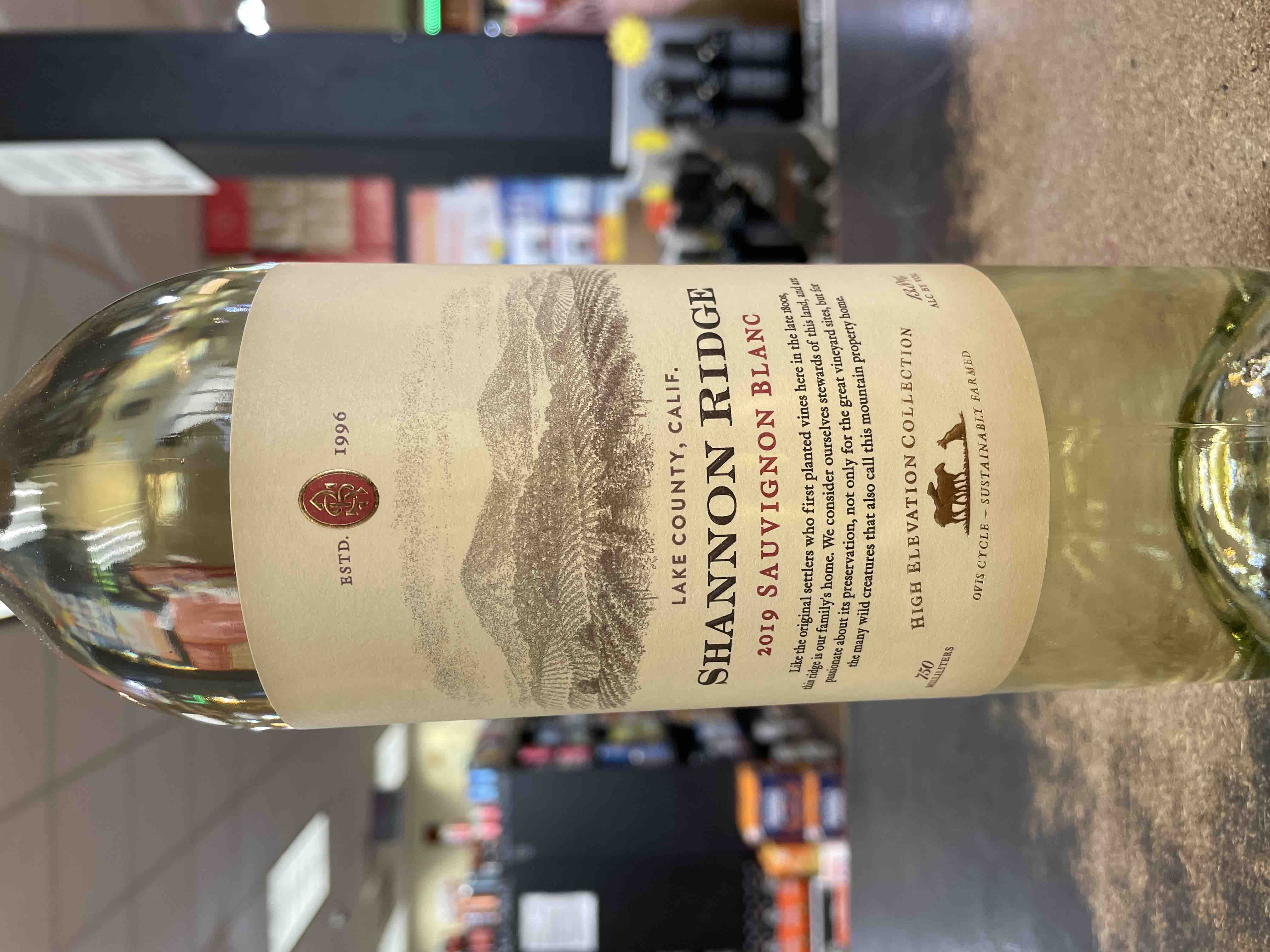 Shannon Ridge Sauvignon Blanc High