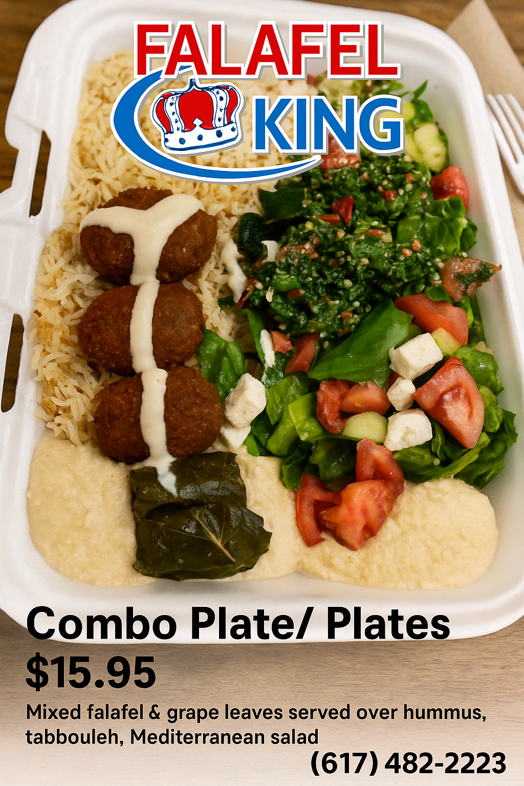 Best Combo Plate at Falafel King – A Taste of Authentic Mediterranean Flavors