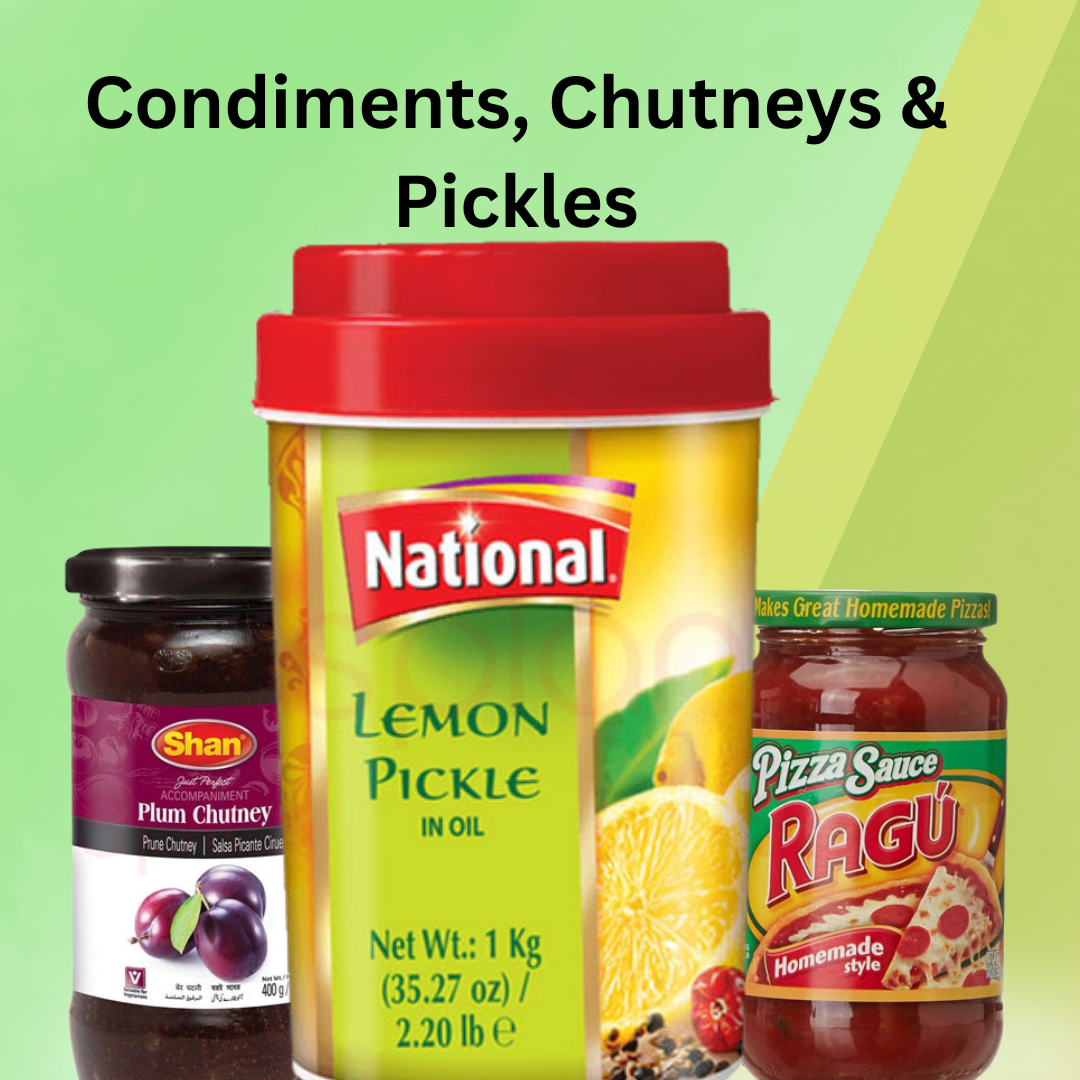 Condiments, Chutneys & Pickles