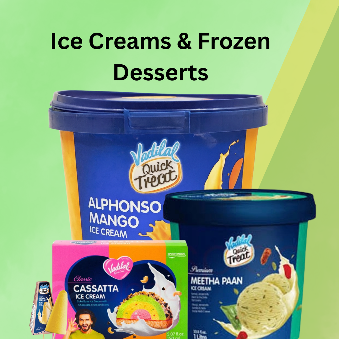 Ice Creams & Frozen Desserts